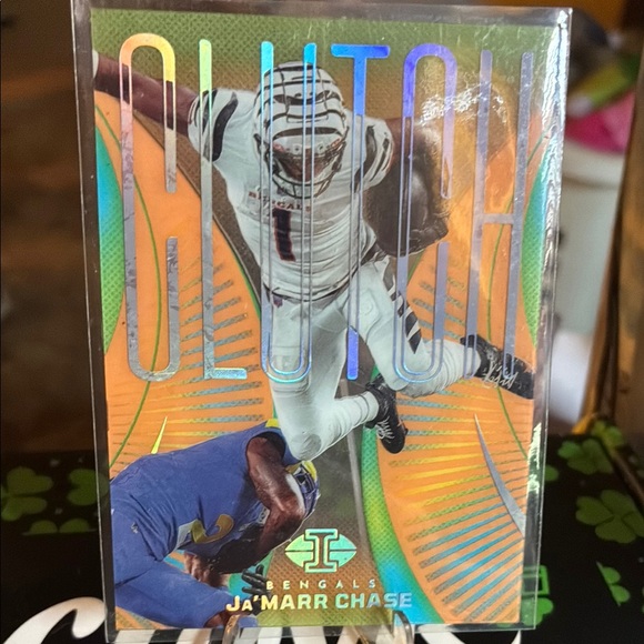 Panini Other - Panini Trading Card with Orange and Blue Accents